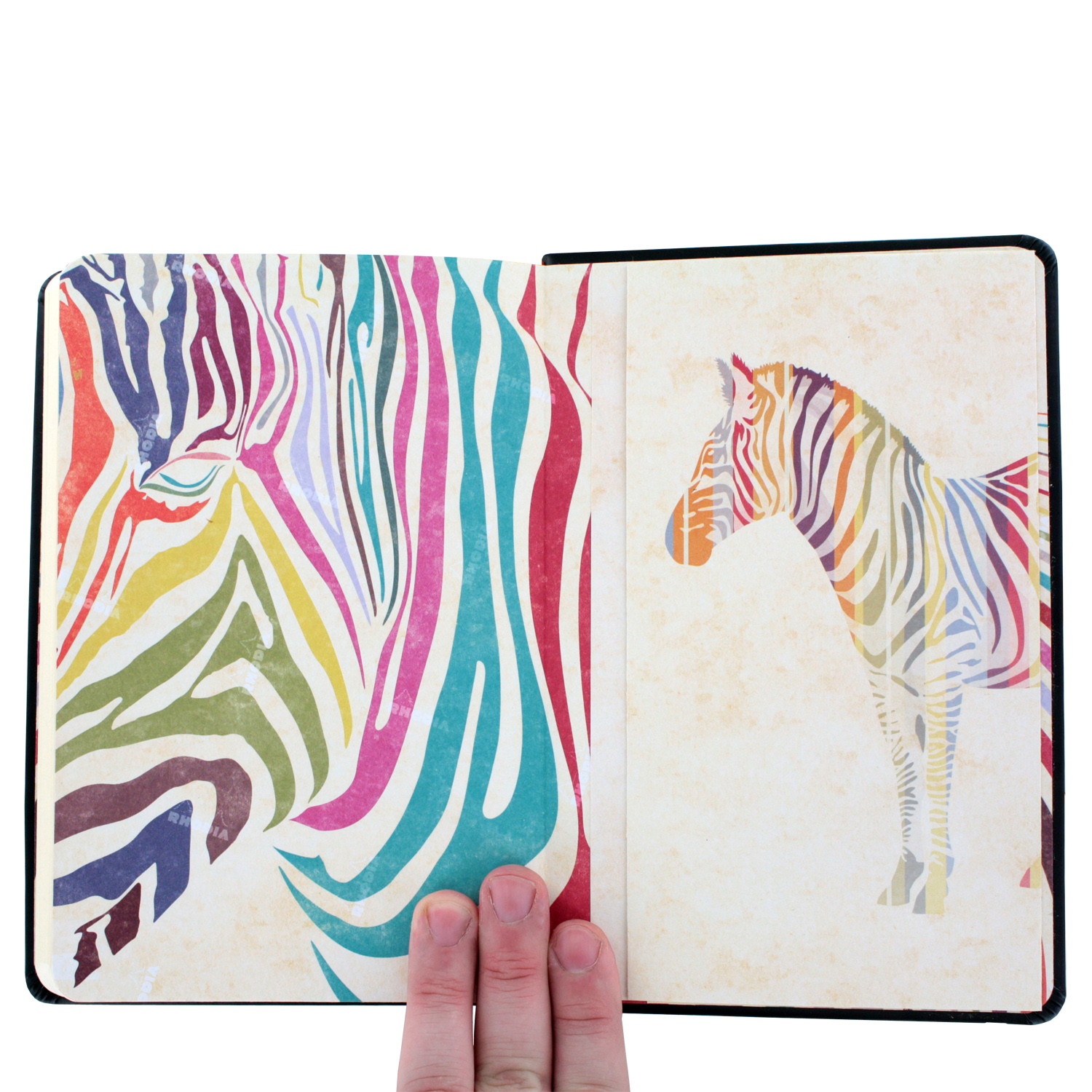 Rhodia Rhodiarama A5 Webnotebook, 5.5 in x 8.25, Lined - Sapphire (118748)