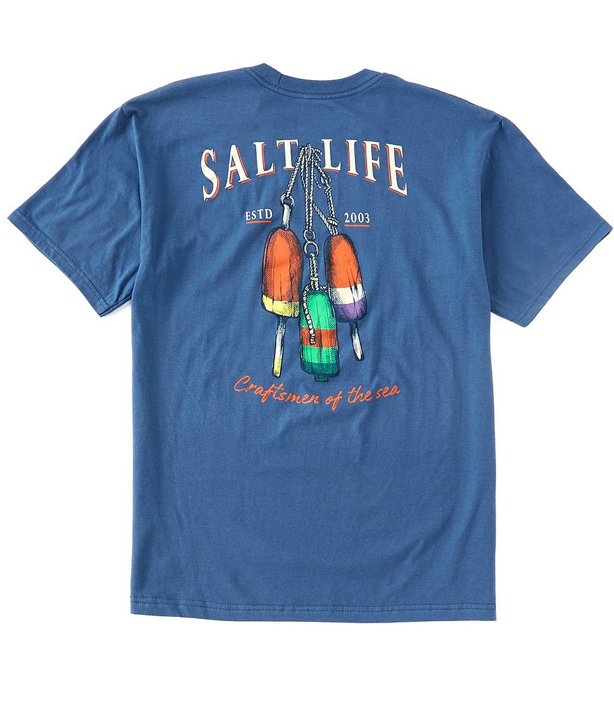 Salt Life Short-Sleeve Craftsman Buoys Graphic T-Shirt