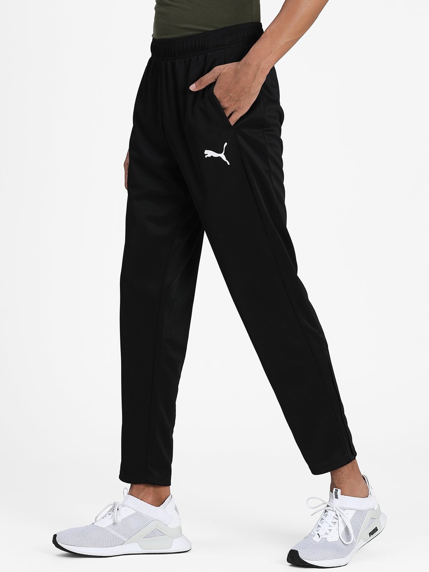 Basics Green Jogger Track Pant