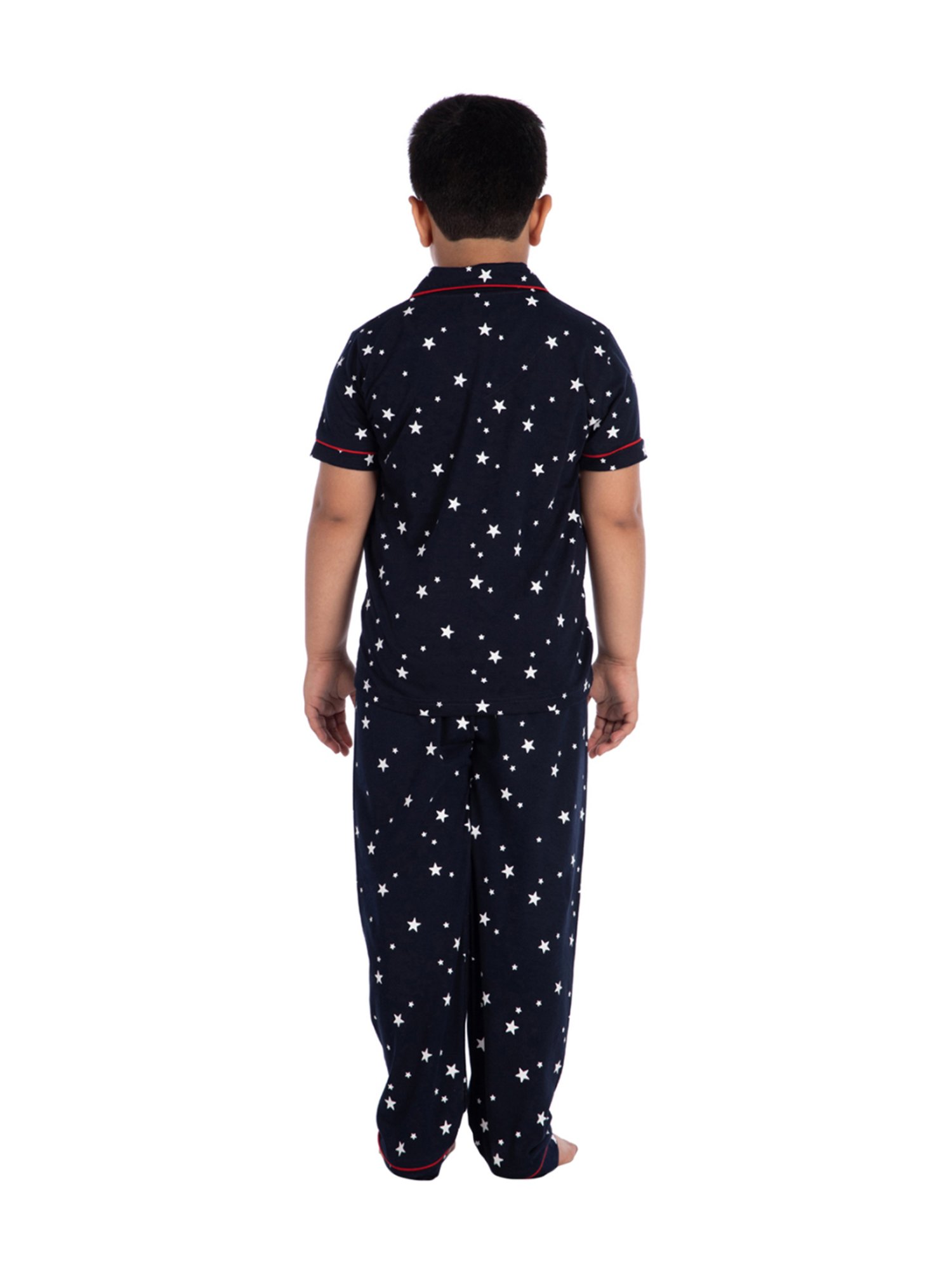 Nite Flite Boys Navy Blue Starry Nights Pyjama Set