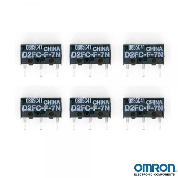 QTY 6 OMRON D2FC-F-7N Micro Switch Microswitch Switches for RAZER Logitech APPLE MS Mouse