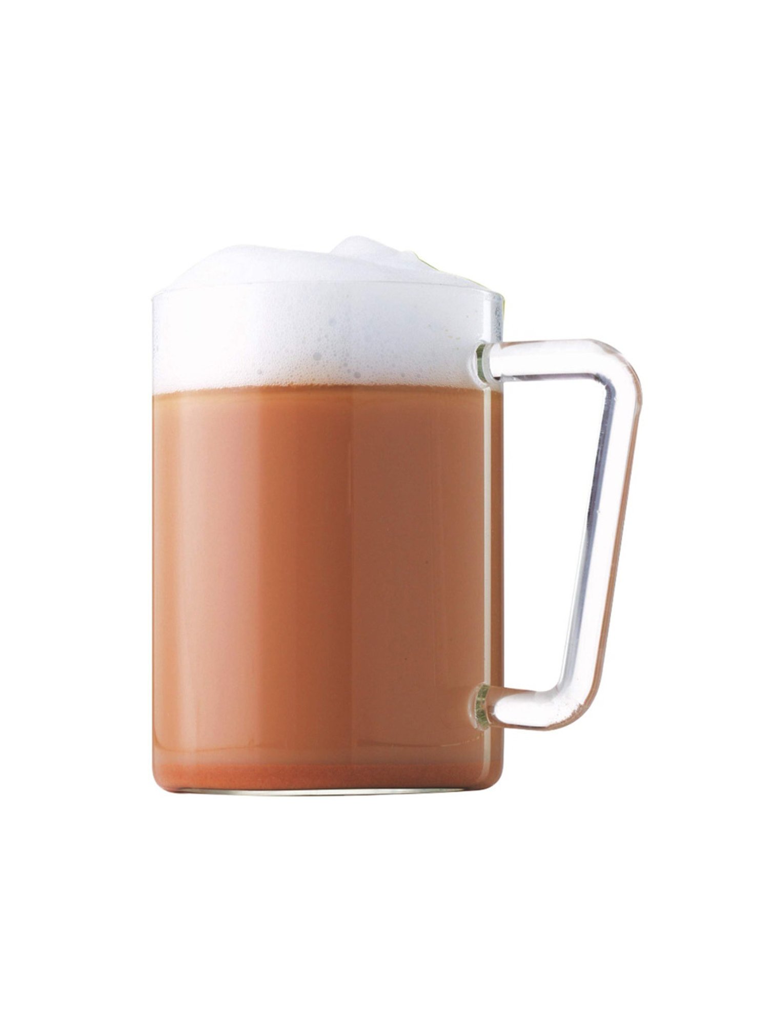 Borosil Transparent Glass Beer Mug - Set of 2 (500 ml)