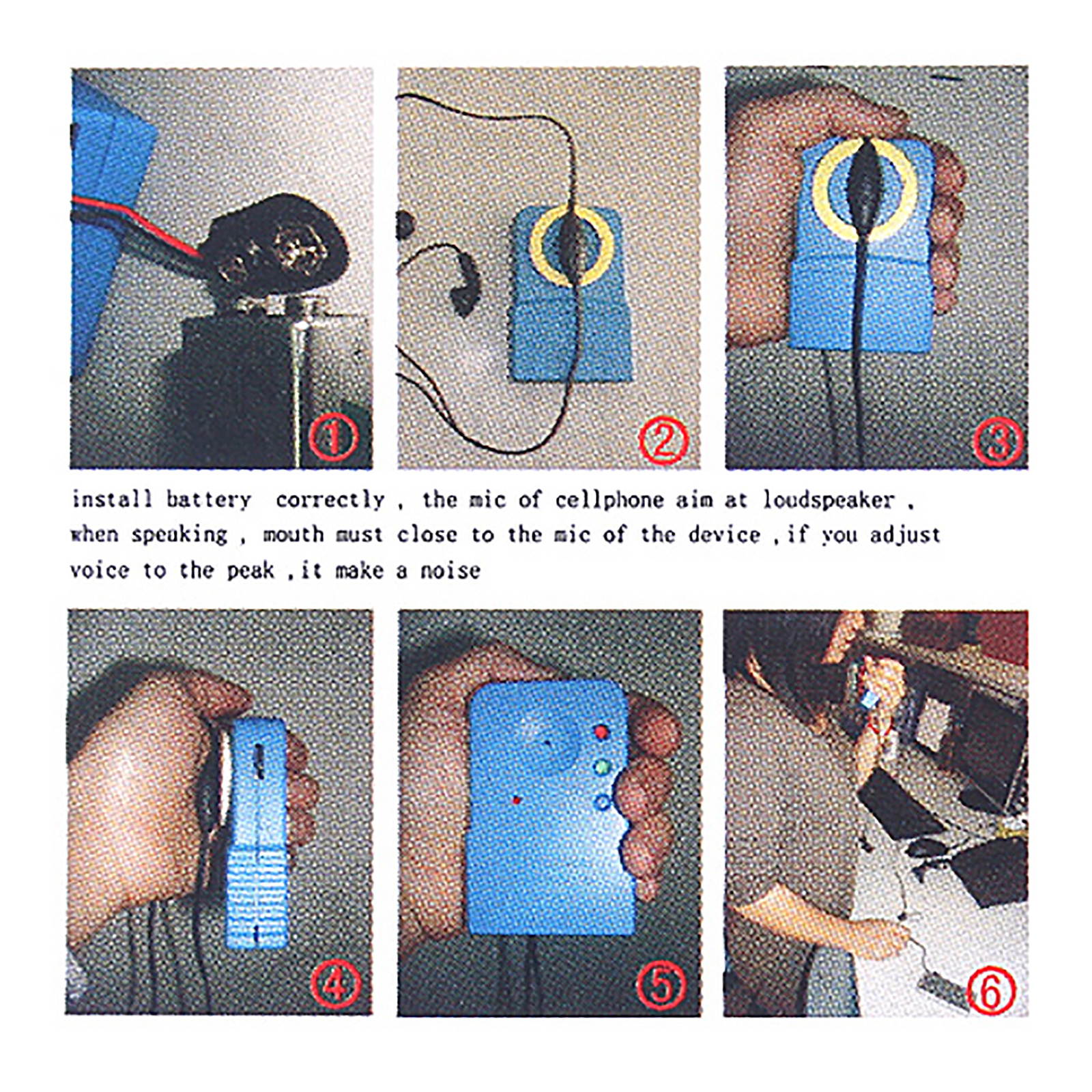 Portable Voice Changer 8 Voices Changeable Mini Telephone Voice Changer Televoicer