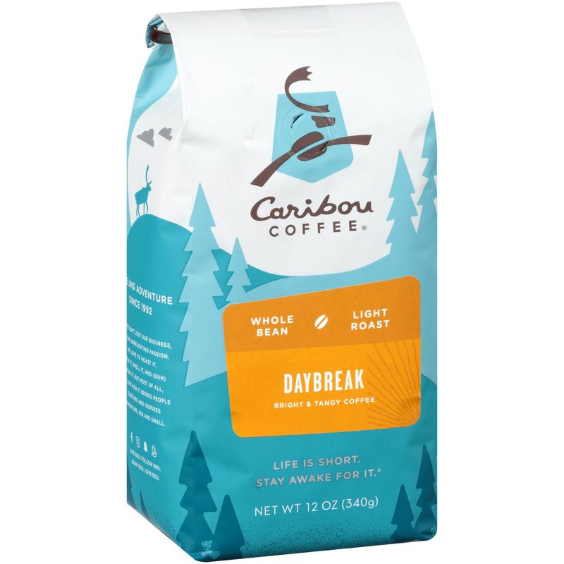 Caribou Coffee Daybreak Light Roast Whole Bean Coffee - 12oz