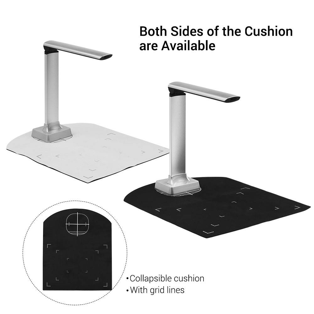 Aibecy BK30 Document Camera 5 Mega-pixel High Definition Portable Scanner Capture Size A4 Scanners for File Card Passport Recognition Support 7 Languages German/ Russian/ French/ Japanese/ Spanish/