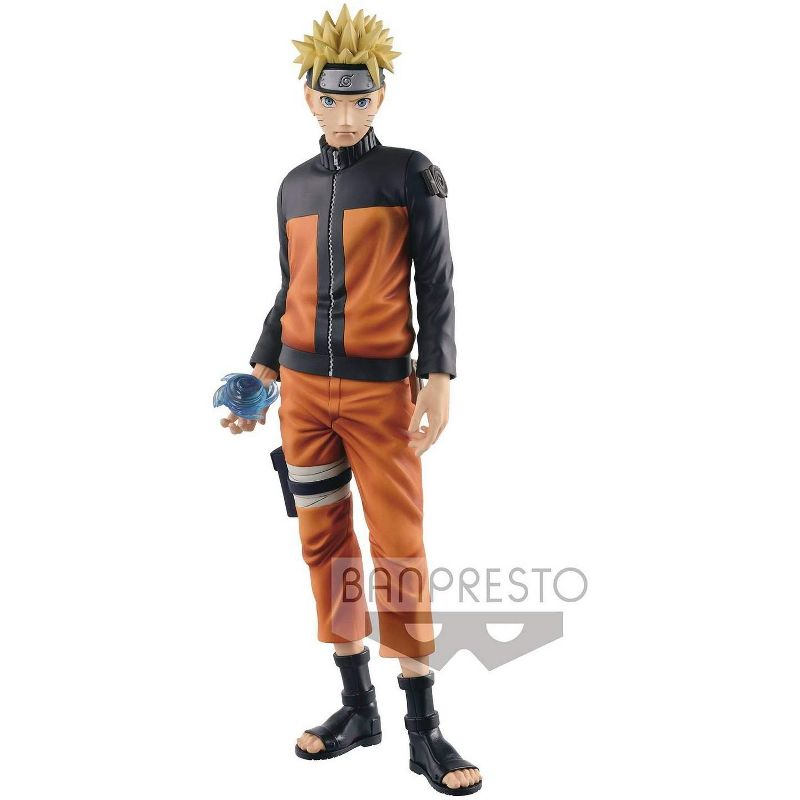 Banpresto Shippuden Grandista Shinobi Relations Naruto Uzumaki 10" Figure Statue