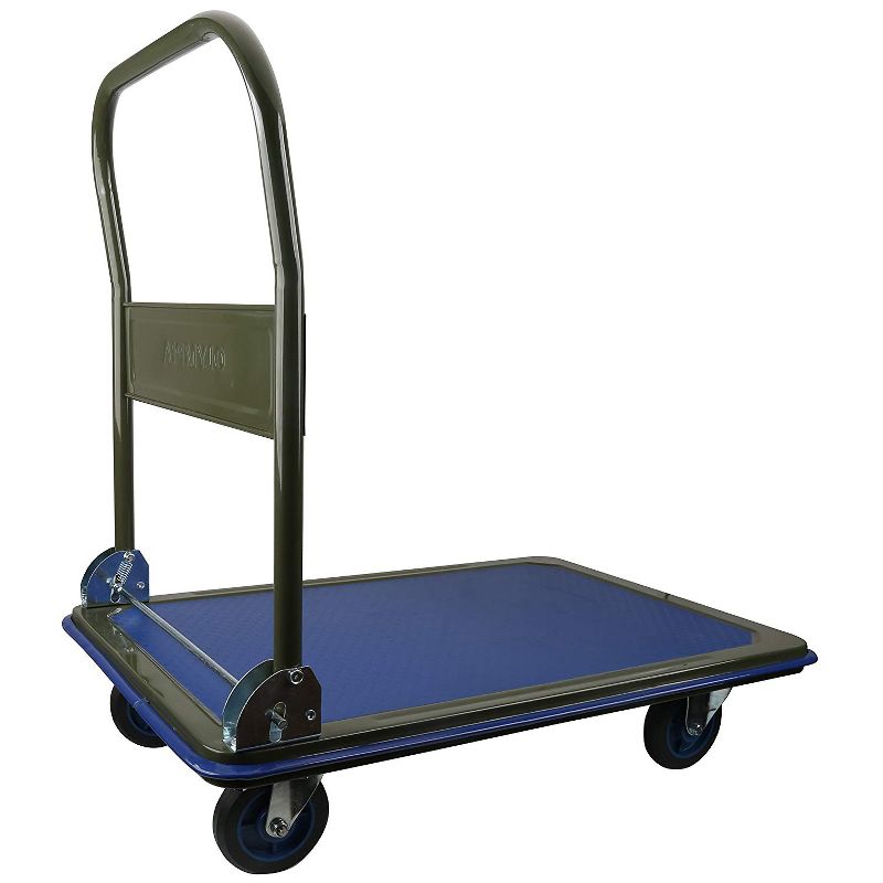 Olympia Tools 85-152 Portable 600 Pound Capacity Rolling Dolly Platform Cart
