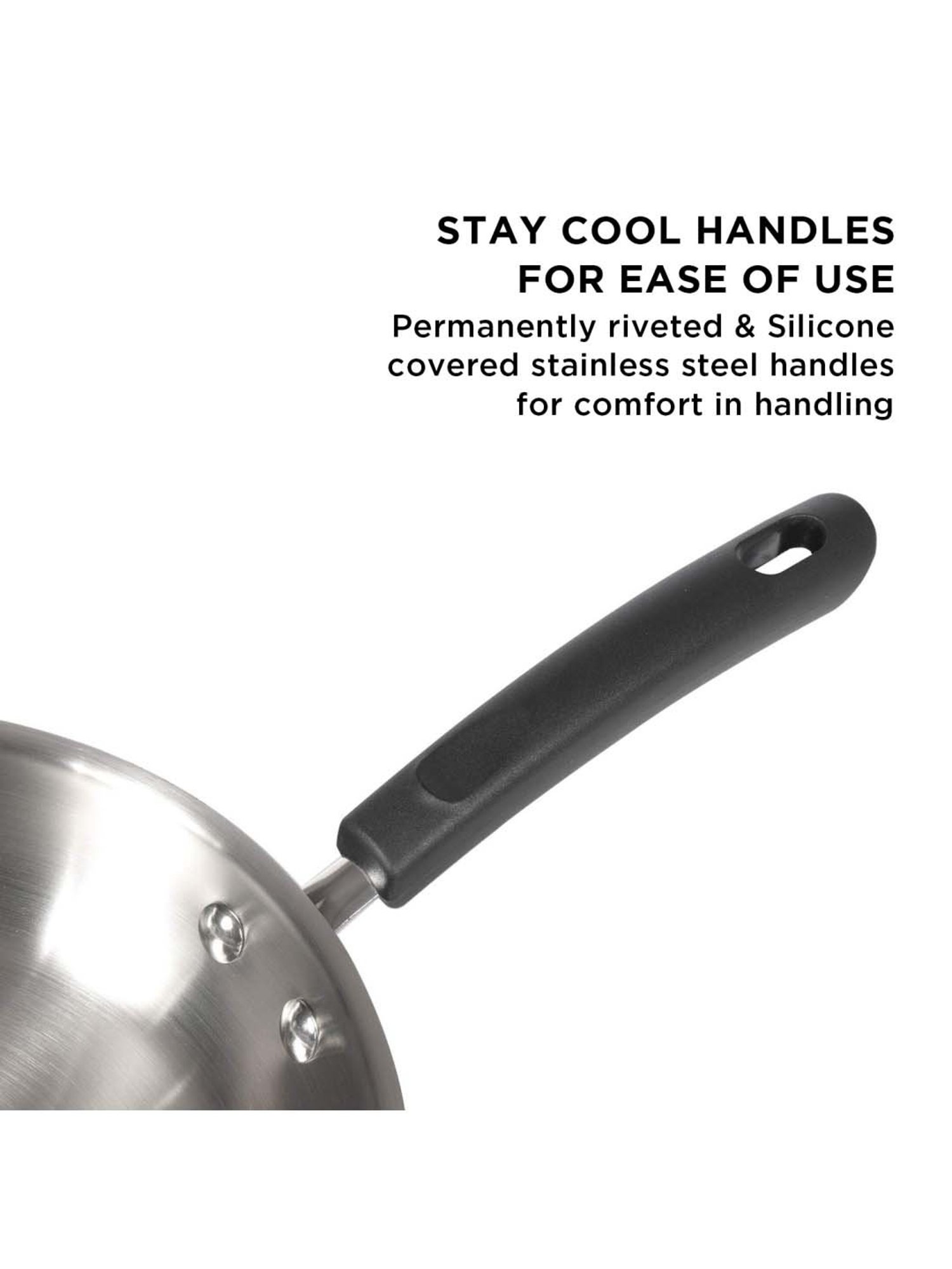 Centennial Nickel Free Stainless Steel Frypan, 28cm