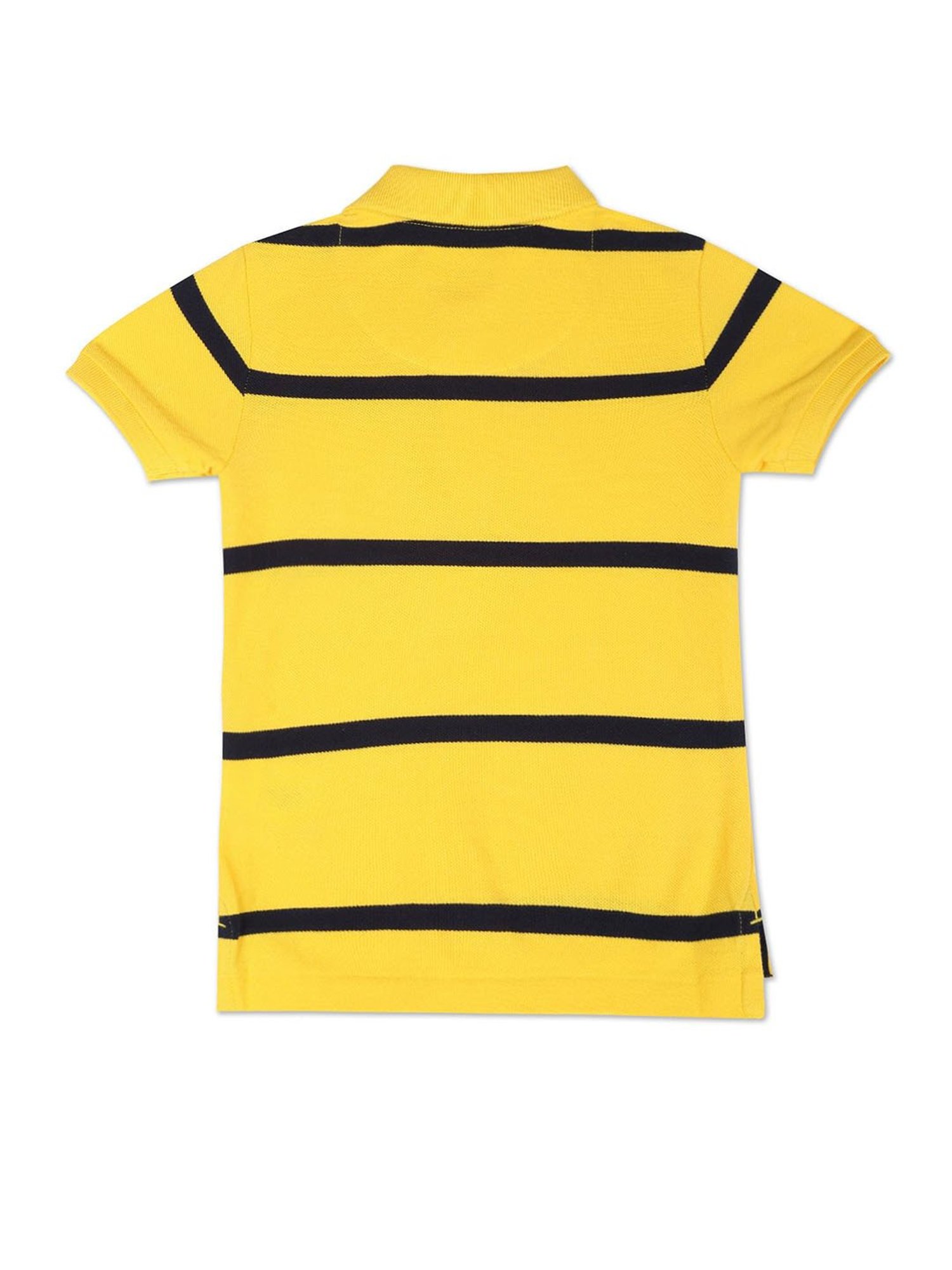 U.S. Polo Assn. Kids Yellow Striped Polo T-Shirt