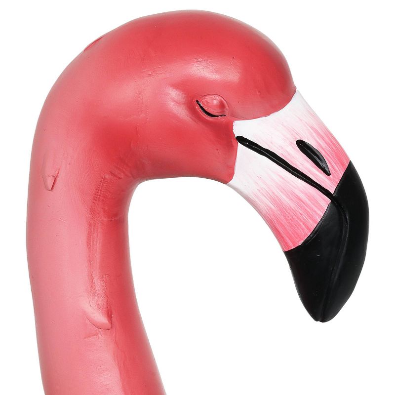 Resin Yoga Flamingo in Lotus - Exhart