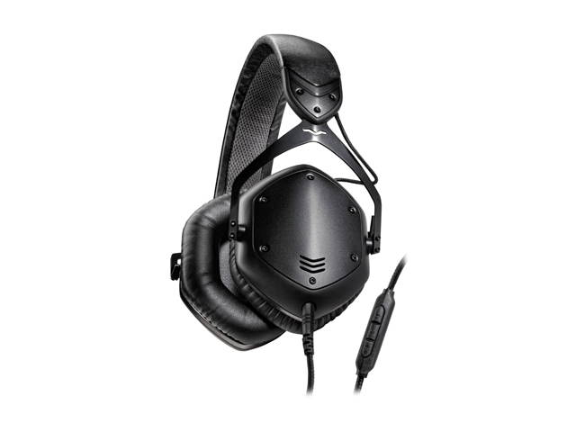 V-Moda Crossfade LP2 XFLP2R-MBLACKM Over-Ear Remote-Matte Black Metal Headphone