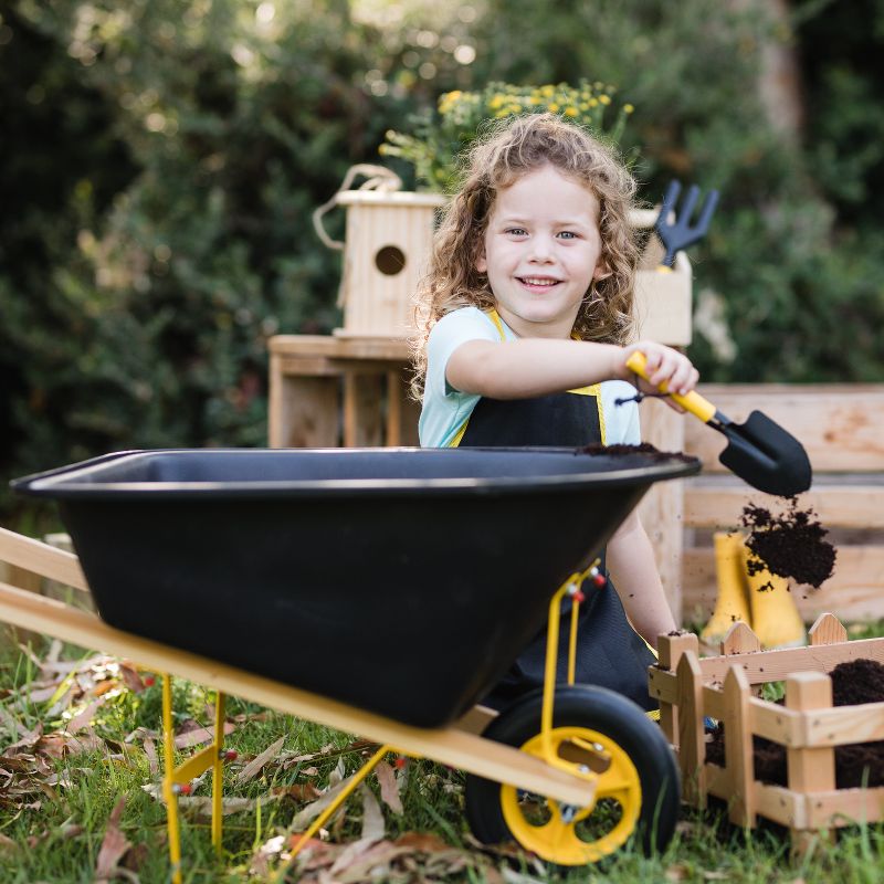 Stanley Junior Kids Wheel Barrow Black