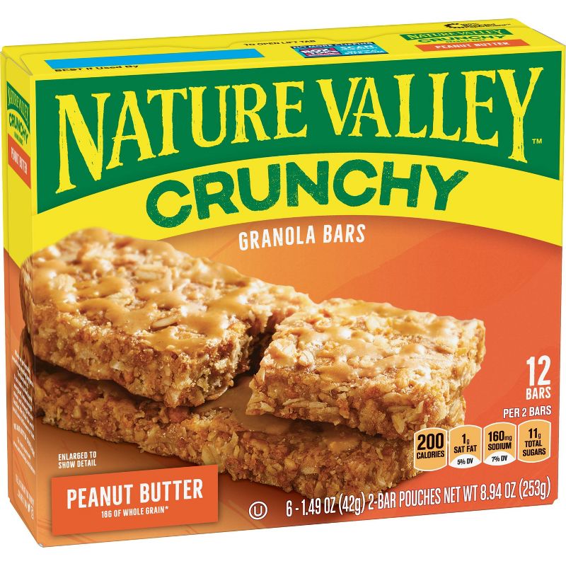 Nature Valley Crunchy Peanut Butter Granola Bars - 6ct