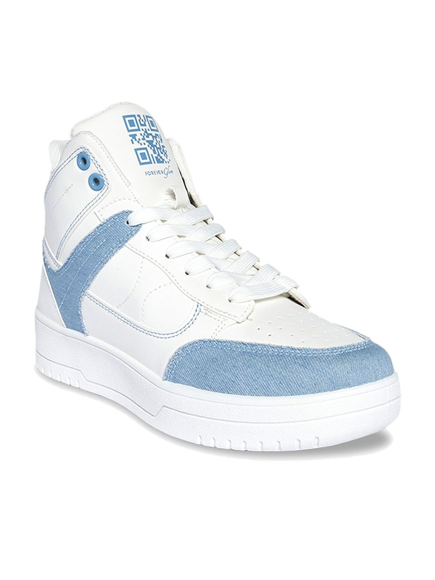 Forever Glam by Pantaloons Women's Blue Ankle High Sneakers