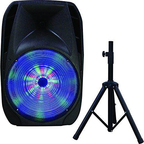 Supersonic IQ-4415DJBT 15" Portable Bluetooth DJ Speaker with Stand