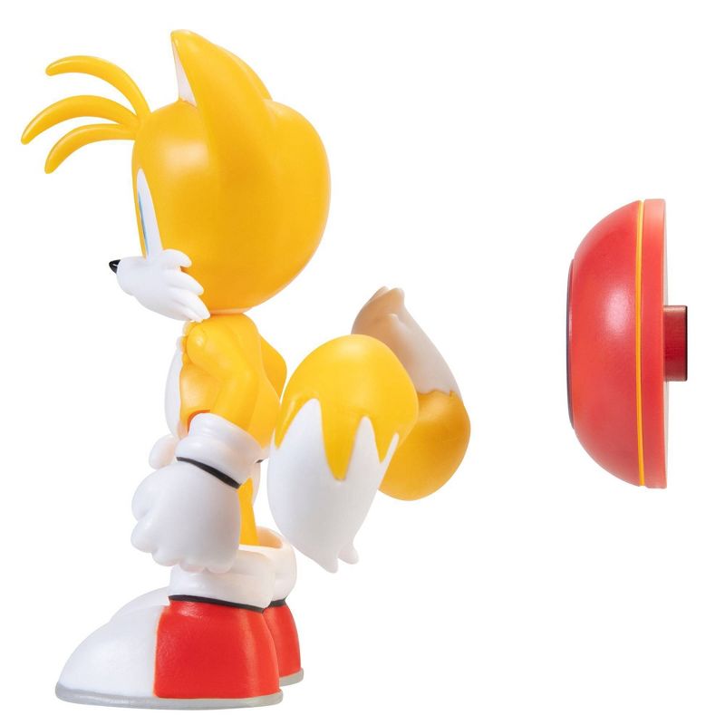 Sonic 4" Figure Modern Tails with Star Spring Wave 4