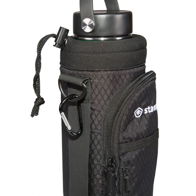Stansport Bottle Carrier Up To 40oz Bottles Black