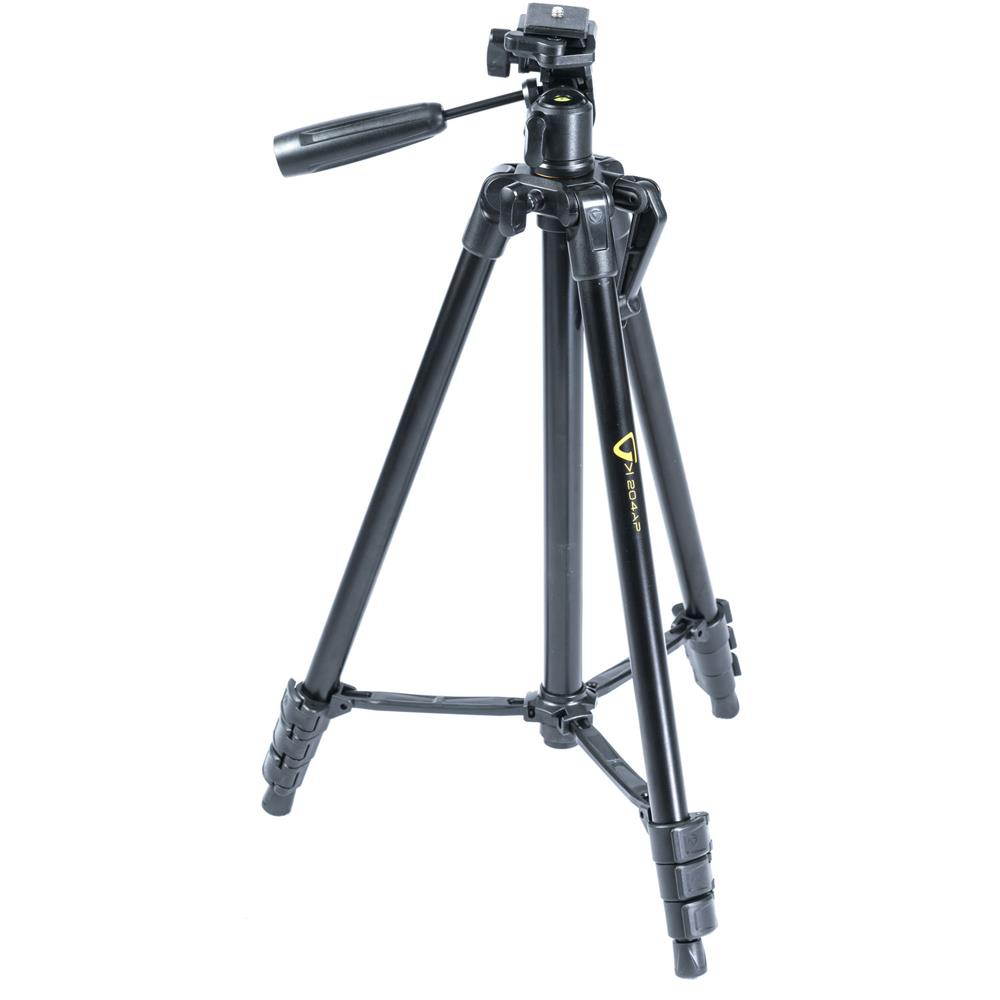 Vanguard VK 204AP 60" Video & Photography Tripod w/ Shotgun Microphone Bundle
