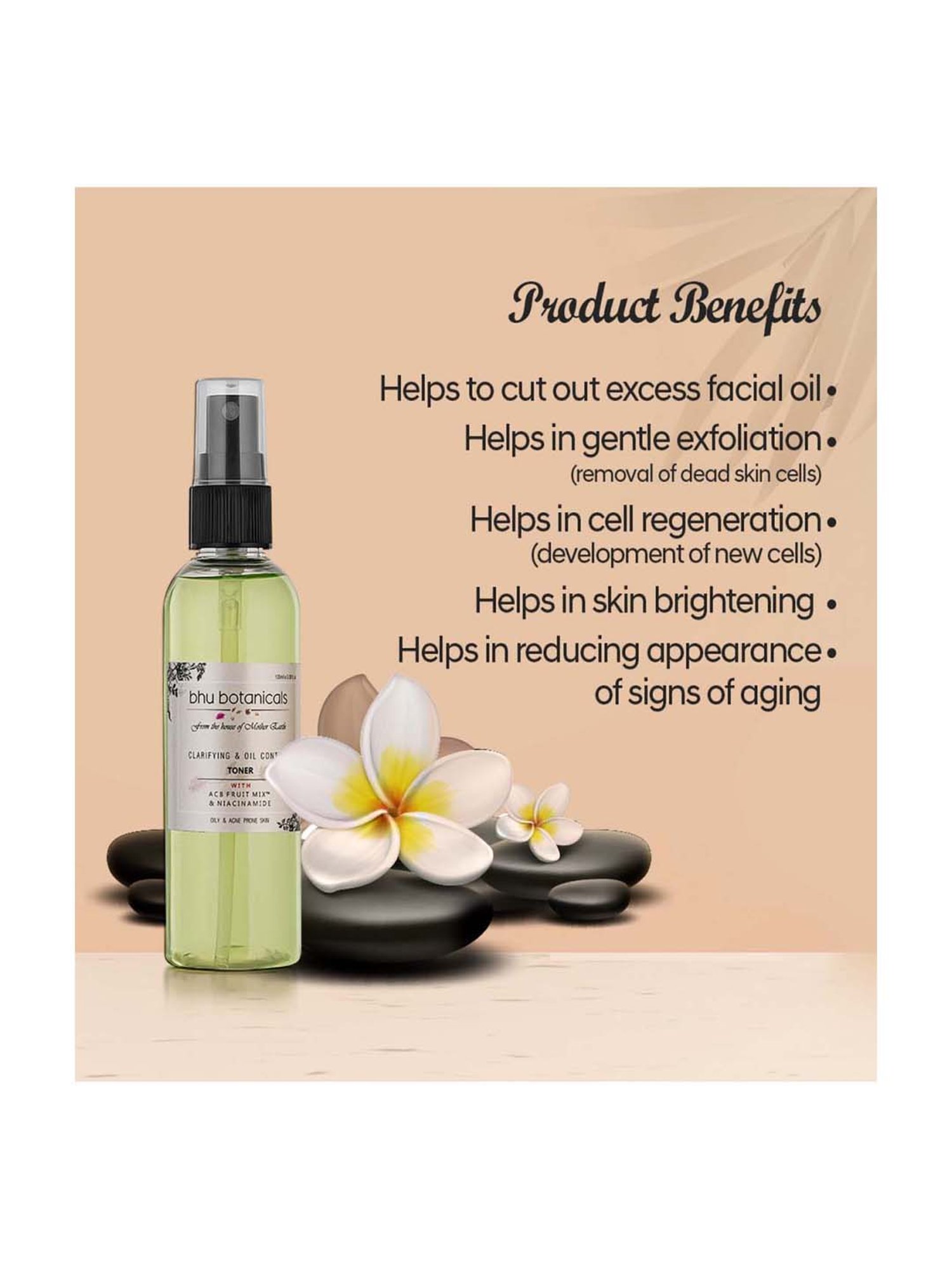 bhu botanicals Clarifying & Oil Control Toner - 100 ml