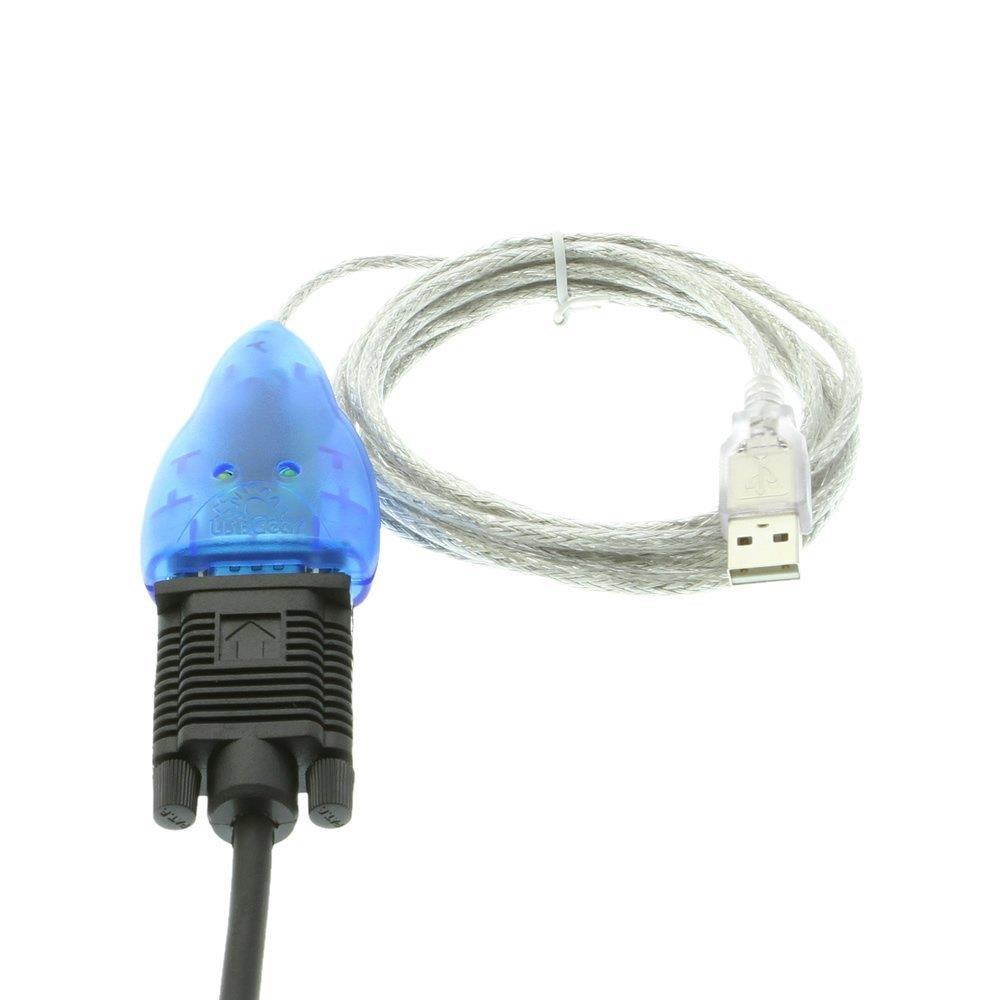 USBGear 6ft. USB to RS232 Converter for Windows 7 (32/64bit) FTDI CHIP RX/TX LED