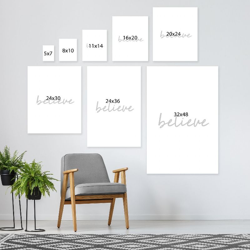 Americanflat Yay by Word Up Creative Wall Art Canvas - 11" x 14"