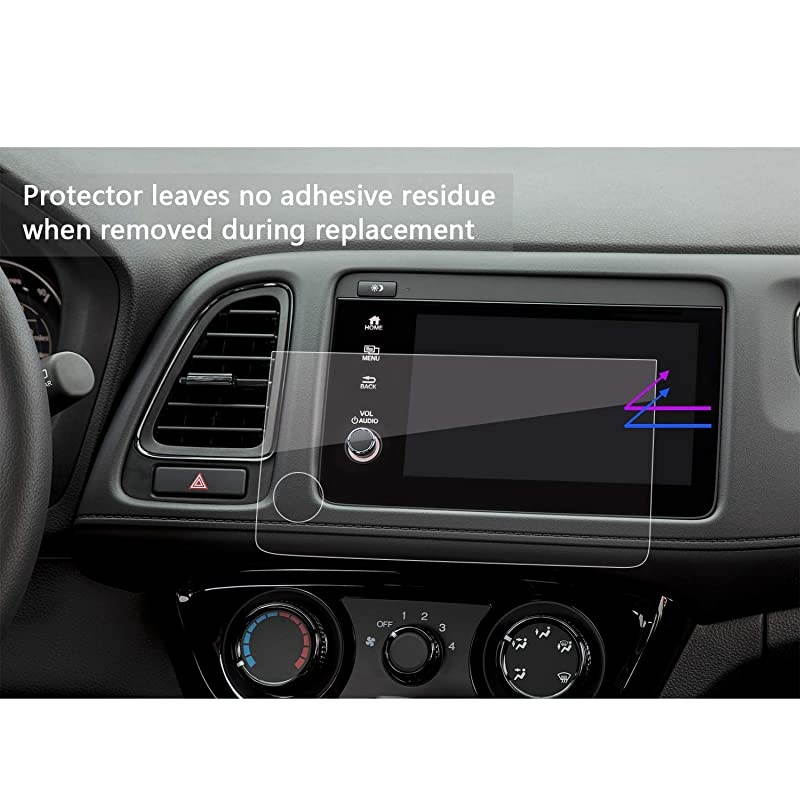 2 PCS Control Screen Protector for 2019 2020 HRV HRV 7Inch HD Crystal Clear inDash Navigation Touch PET Plastic High Clarity Protective Film