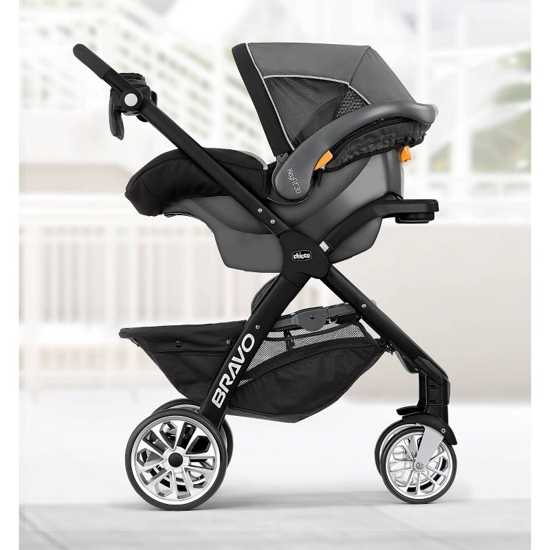 Cybex Eezy S+2 Travel System with Aton 2 Infant Car Seat - Deep Black