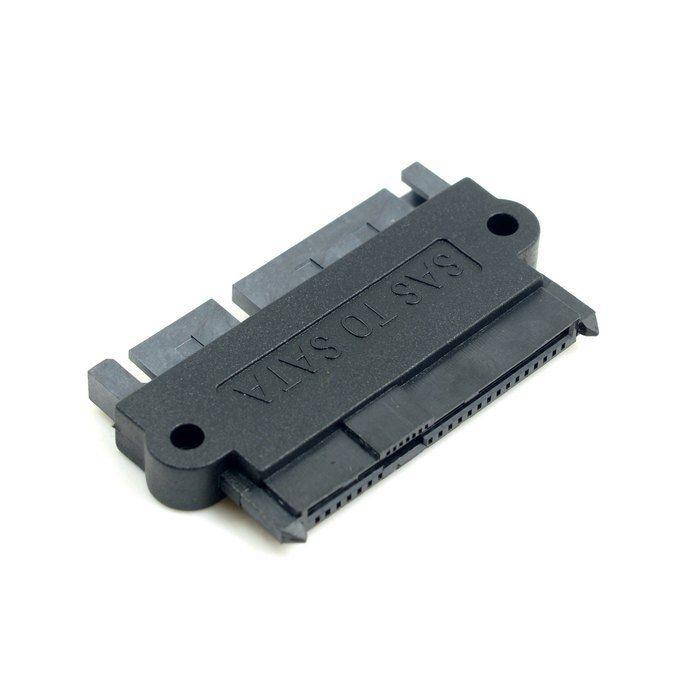 SFF-8482 SAS 22 Pin to 7 Pin + 15 Pin SATA Hard Disk Drive Raid Adapter