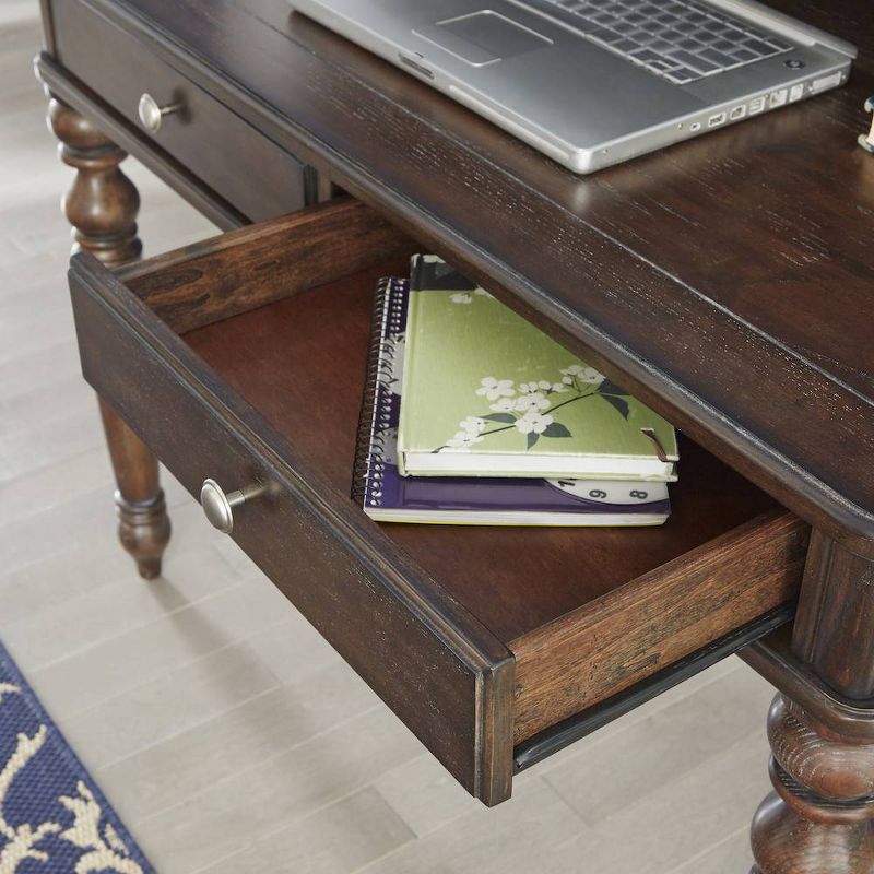 Southport Writing Desk Dark Aged Oak - Home Styles