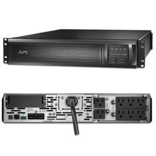 Schneider Electric SMX2200RMLV2U APC Smart-UPS X 2200 Rack/Tower LCD - UPS - AC 120 V - 1.98 kW - 2200 VA - RS-232, USB - 8 output connector(s) - 2U