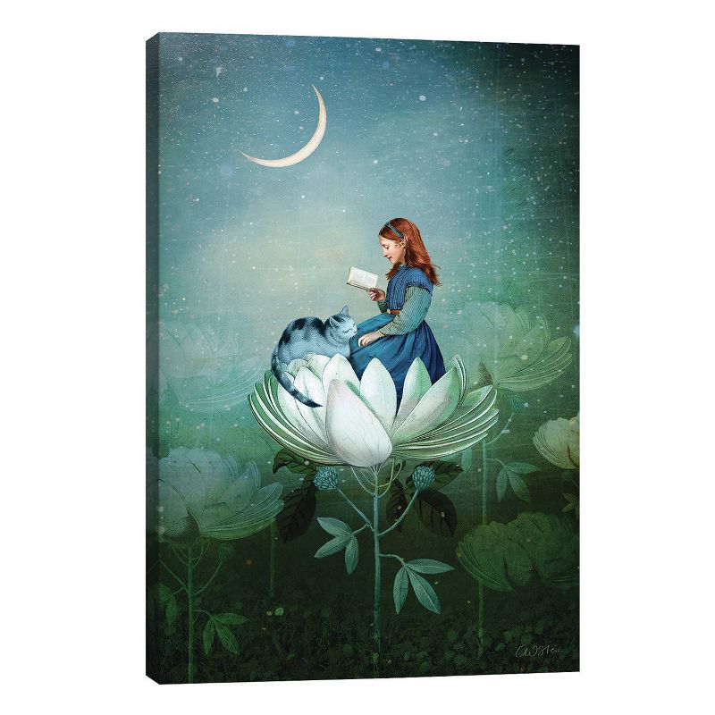 Blue Stories by Catrin Welz Stein Unframed Wall Canvas - iCanvas
