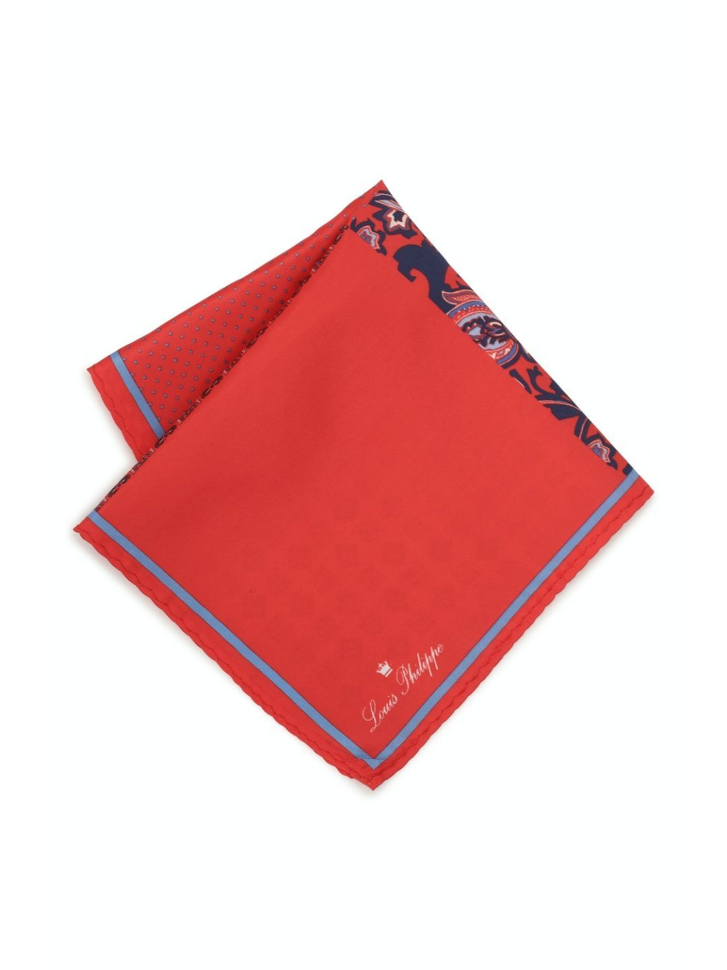 CHOKORE Brown and Yellow Plaid Pocket Square