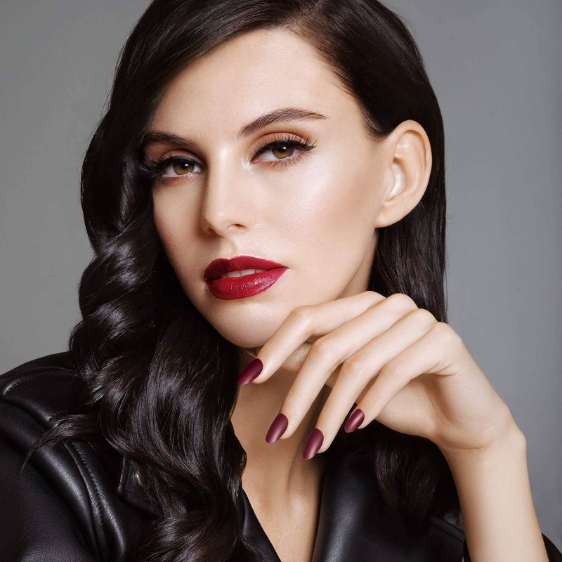 Ardell Nail Addict Blush False Nails Geometric Crystals - 24ct