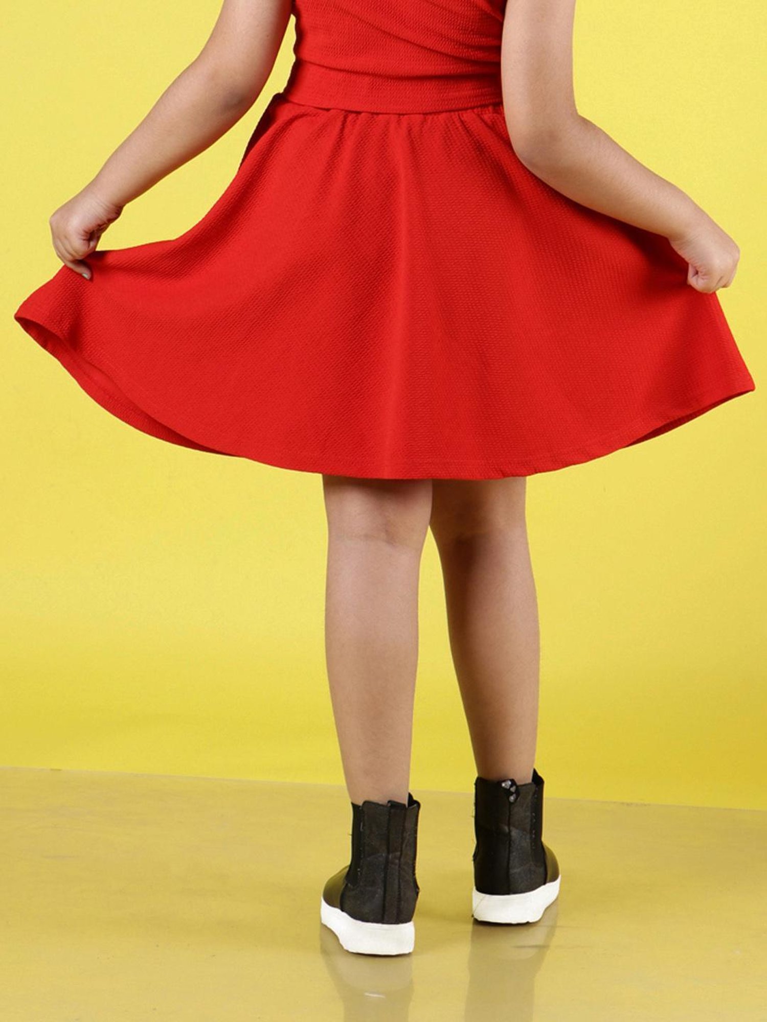 Angel & Rocket Kids Pink Floral Print Skirt