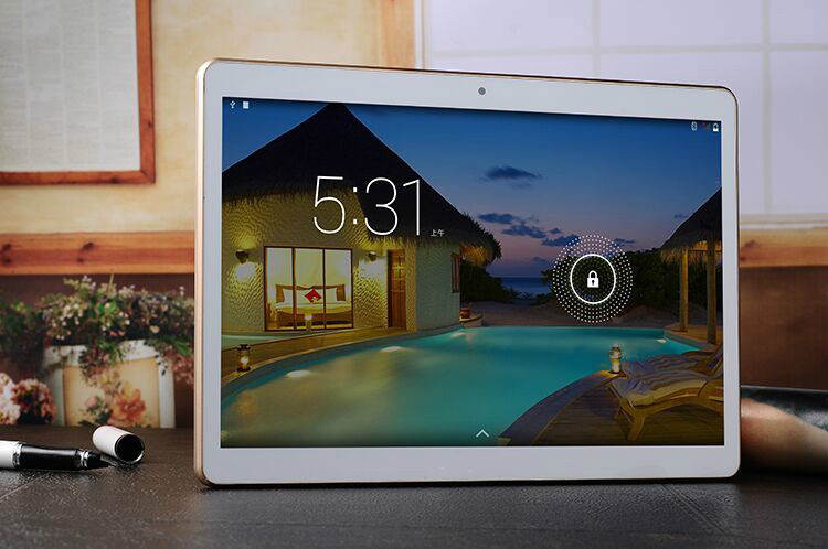 Mini Tablet 10.1 Inch MTK6582 WIFI IPS  1.3GHz 10.1 Inch 7-9 hours Tablet Gold TABLET-MTK6582-G