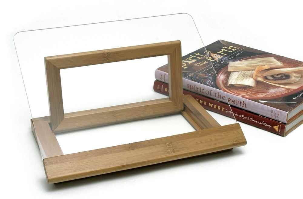 Lipper International 8815 Bamboo and Acrylic Cookbook Holder