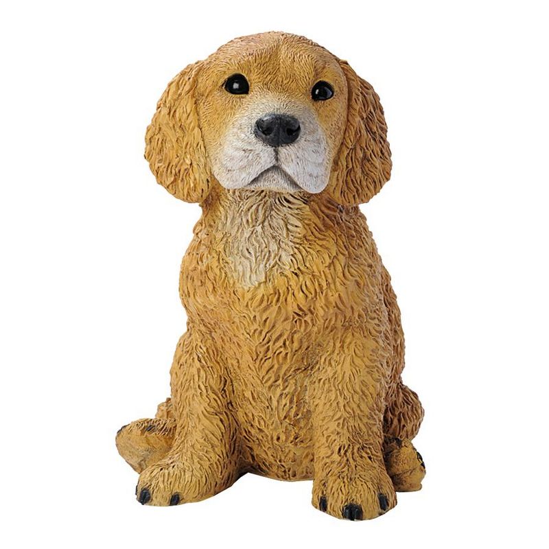 Design Toscano Golden Retriever Puppy Dog Statue - Beige
