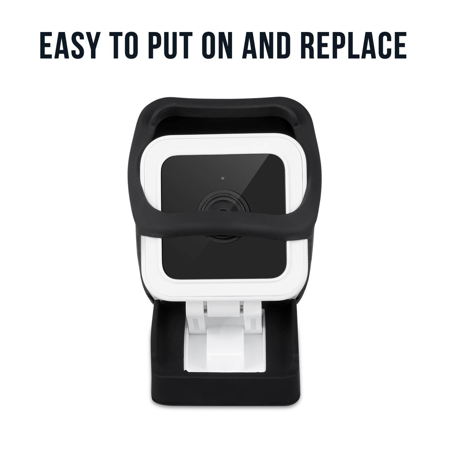 Wasserstein Protective Silicone Skins Covers for Wyze Cam V3 ONLY (Black, 2 Pack) (NOT Compatible with Wyze Cam Outdoor/V2/Pan) (Camera NOT Included)