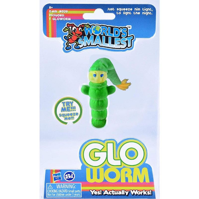 Super Impulse Worlds Smallest Glo Worm Retro Toy