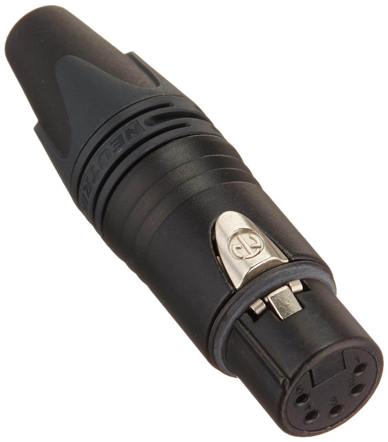 Neutrik NC5FXX-B 5-pin XLR female cable mount connector