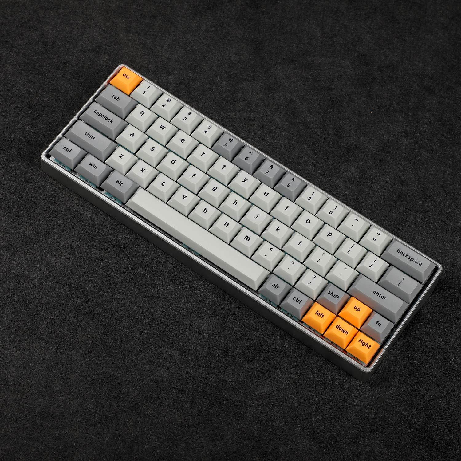 YMDK DSA Profile Dye-Sub Thick PBT Keyset Keycap for Cherry MX Switches Minila Tada68 GK64 Mechanical Keyboard