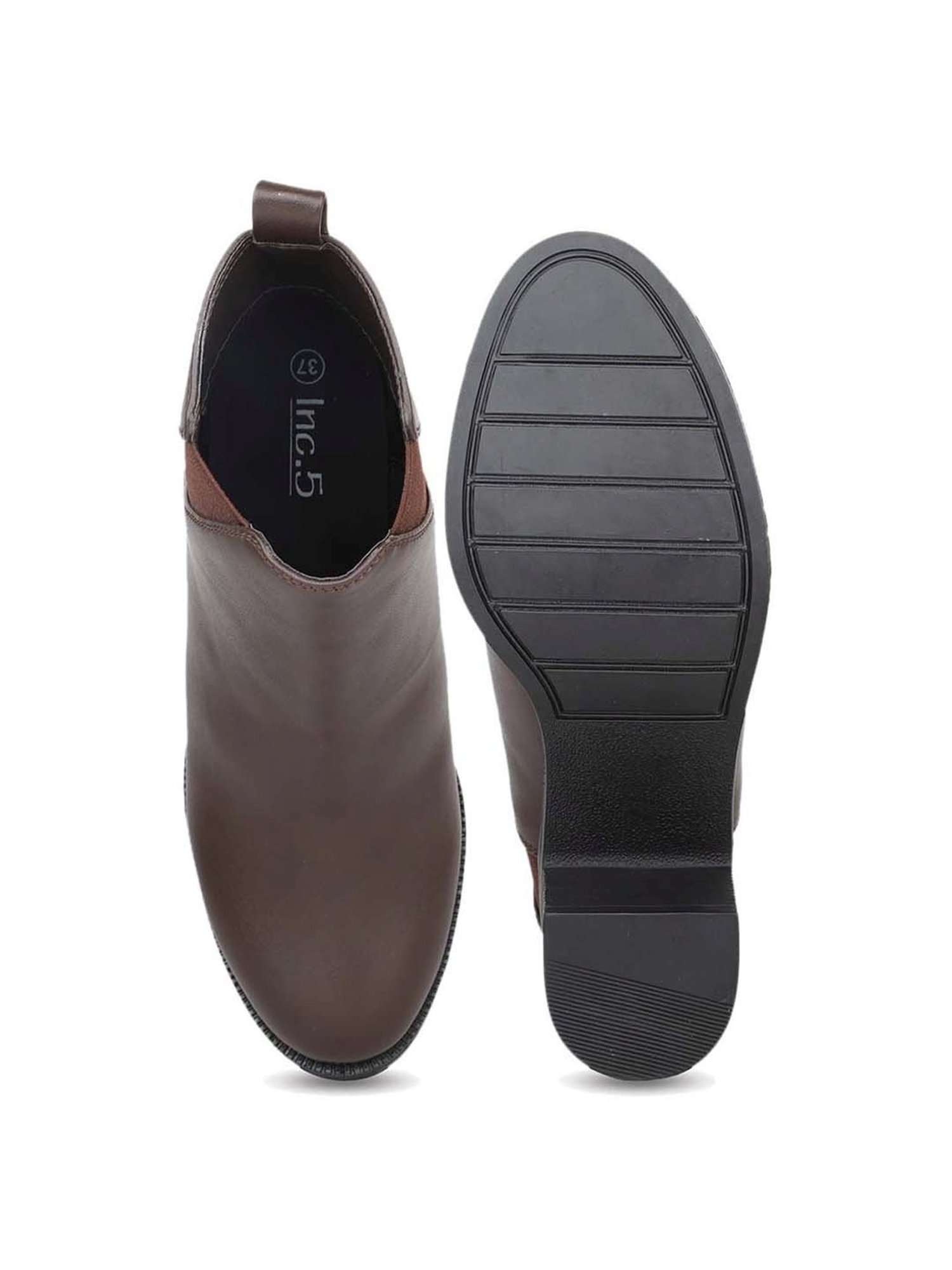 Inc.5 Women's Brown Chelsea Boots