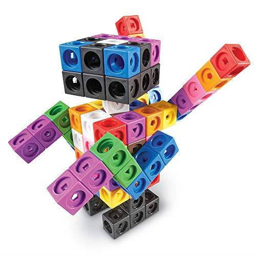 Learning Resources LER9291 MathLink Cubes Big Builders