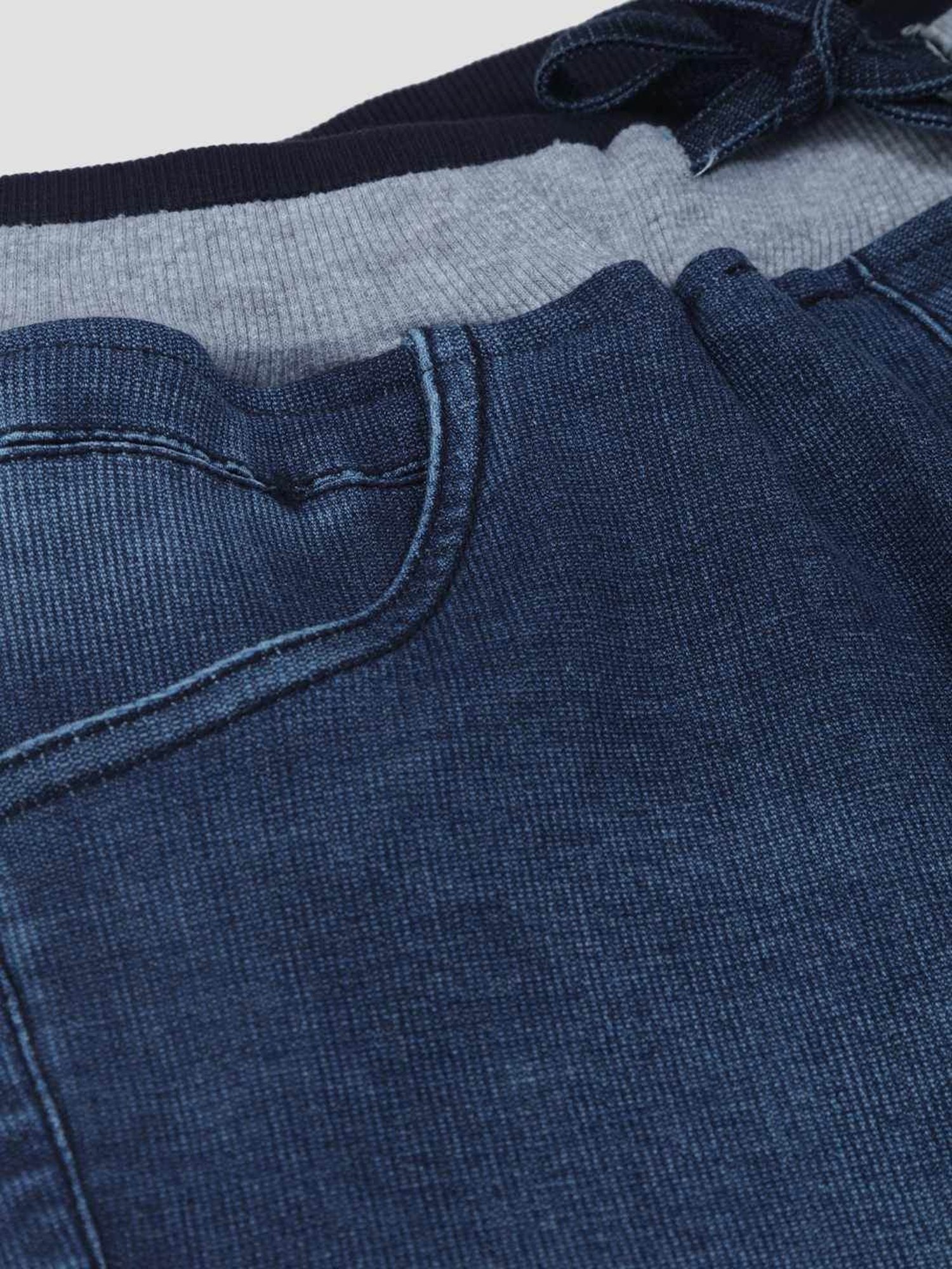 Gini & Jony Kids Navy Regular Fit Bermudas