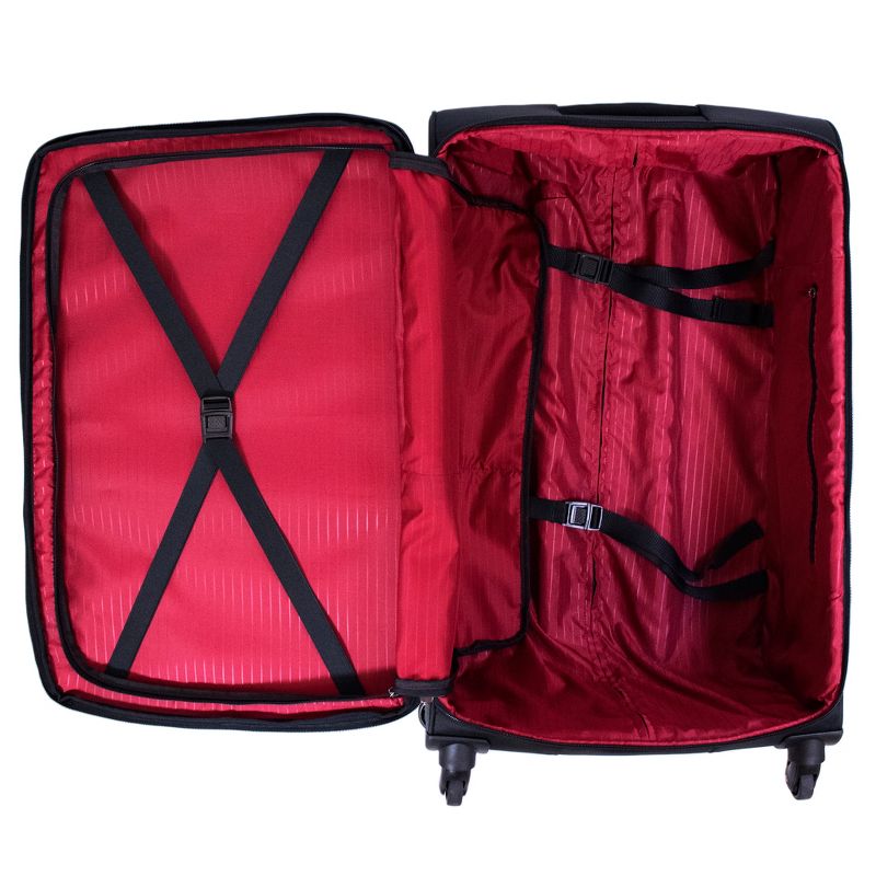 American Tourister 29'' Axion Checked Softside Suitcase - Black