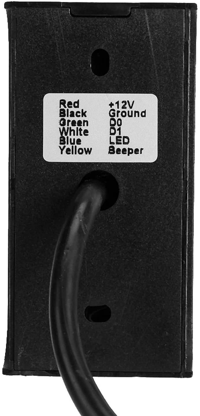 Stability Entry Card Reader, with Two Optional Card Reader Door Card Reader, IP68 Waterproof Micro Business Institutions for Access Control Systems(Swipe ID Card)