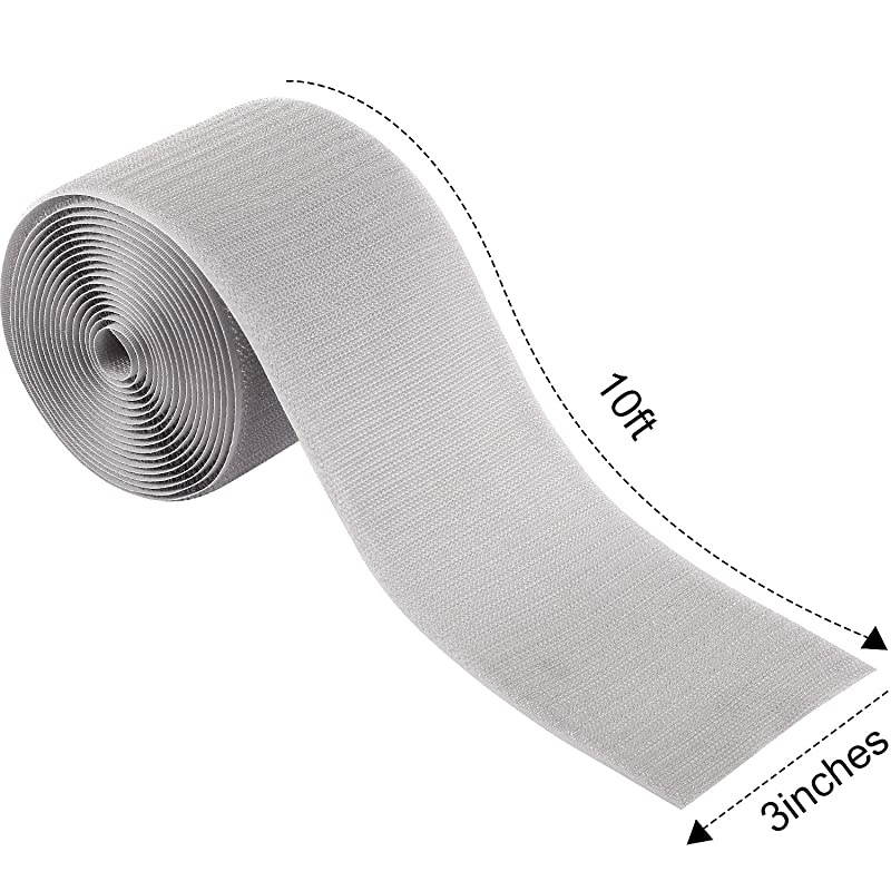 Floor Strip Cord Cover Grip Floor Protector Carpet Management Hold Cords in Place Keep s Organized Protect Cords and Prevent a Trip Hazard 3 Inch x 10 Feet 20 Feet Gray