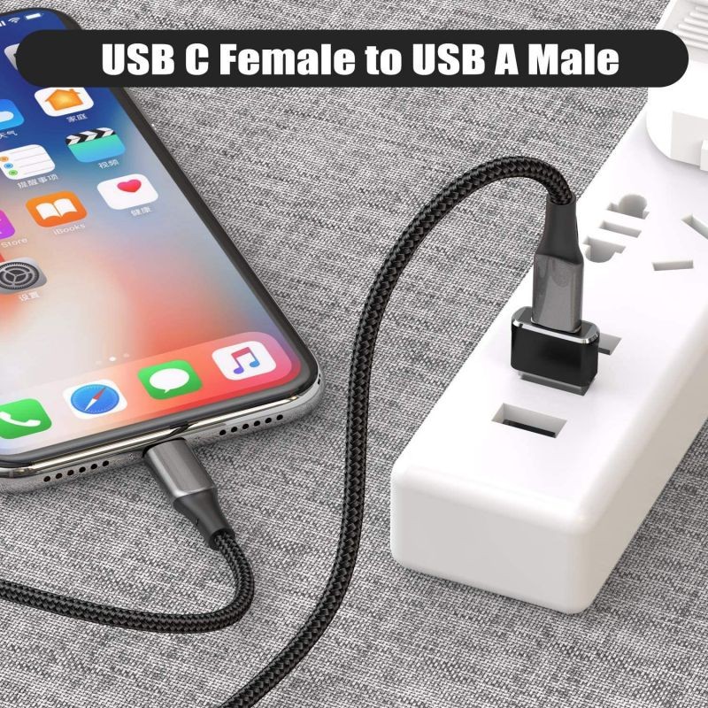 USB 30 to USB C Adapter 3 Pack USB 31 Type C Female to USB 30 A Male Adapter Converter Support Data Sync Charging