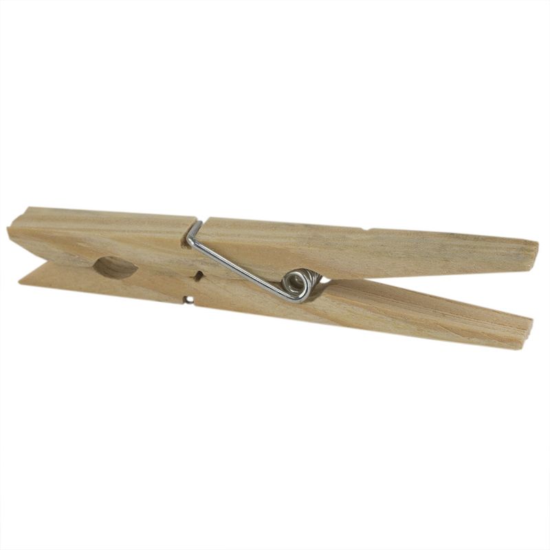 Home Basics  50 Piece Wooden Clothespin