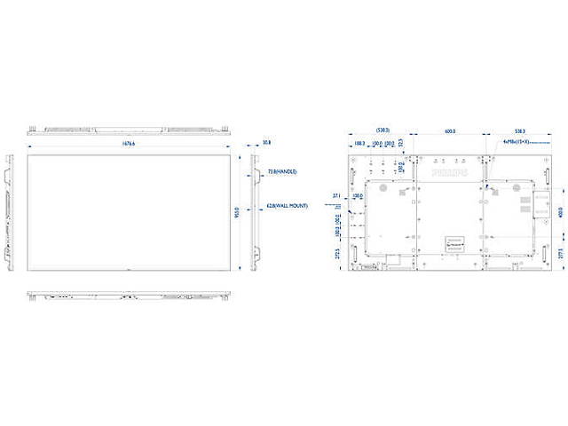 Philips 75BDL4150D 75" D-Line Display